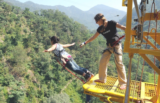 bungee jumping in rishikesh